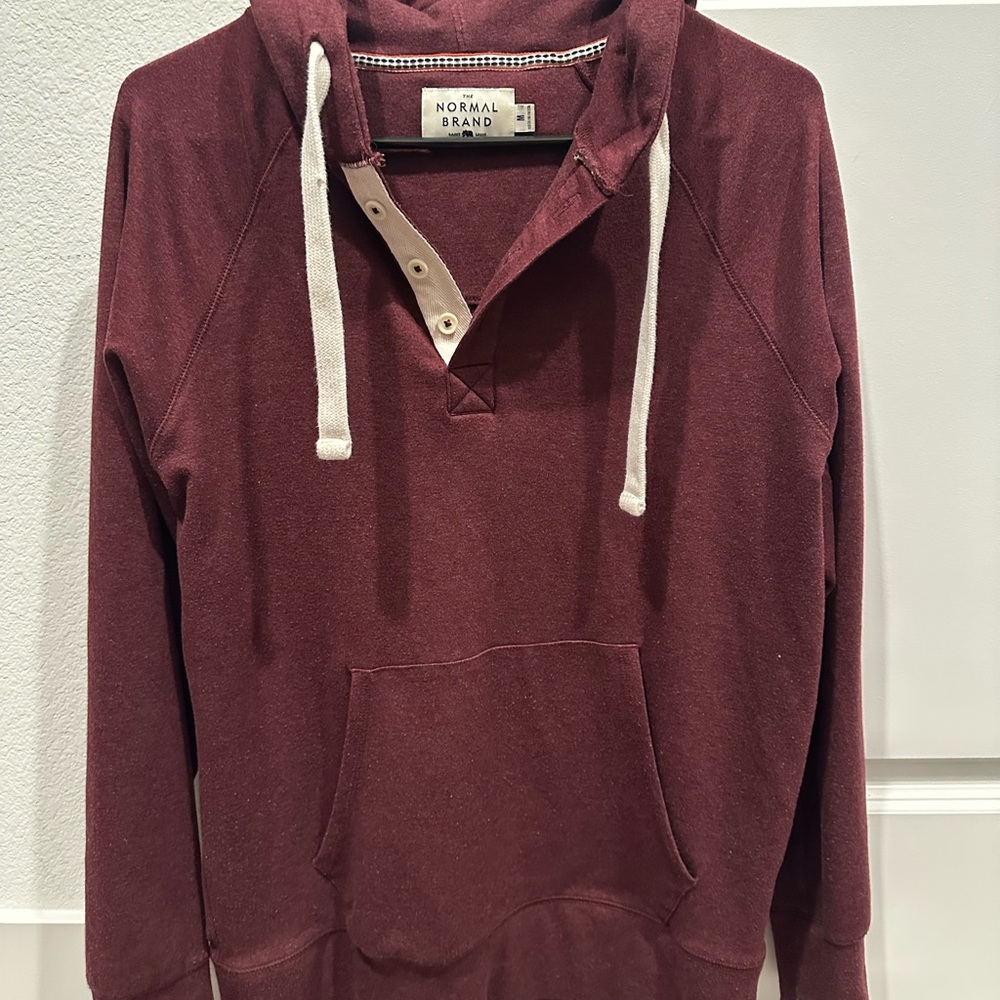 The Normal Brand Maroon Hoodie